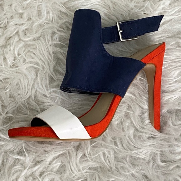 NWOT Zara Colorblocked Heels - Picture 3 of 8